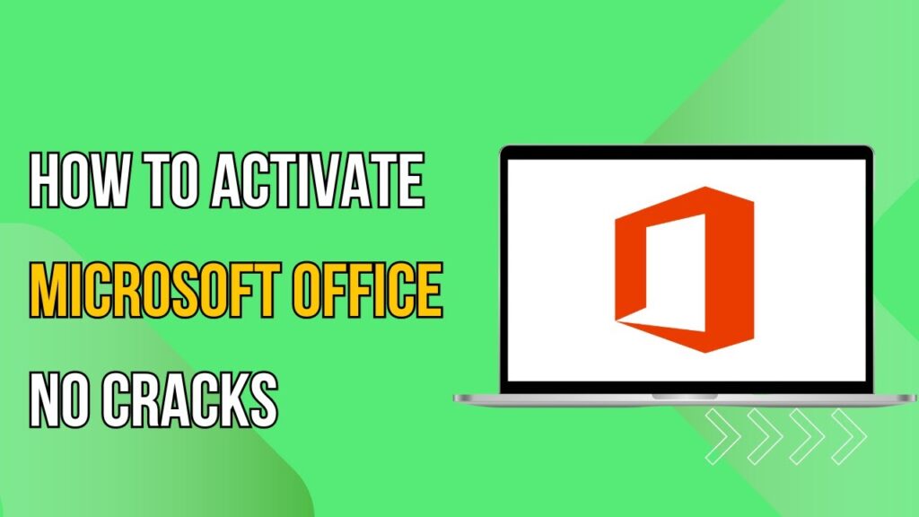 How To Activate Microsoft Office (no Cracks)