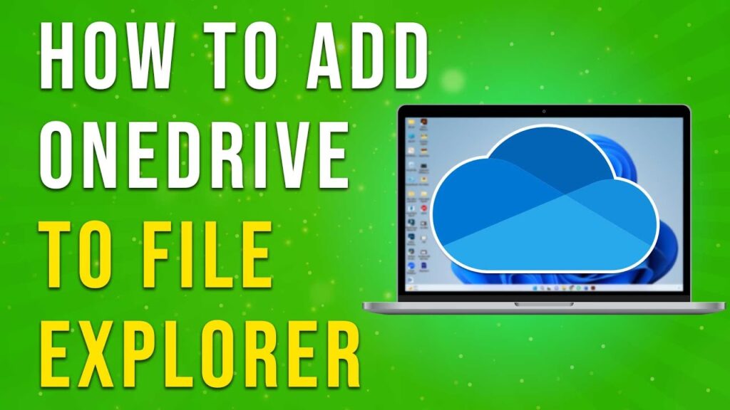 How To Add Onedrive To File Explorer