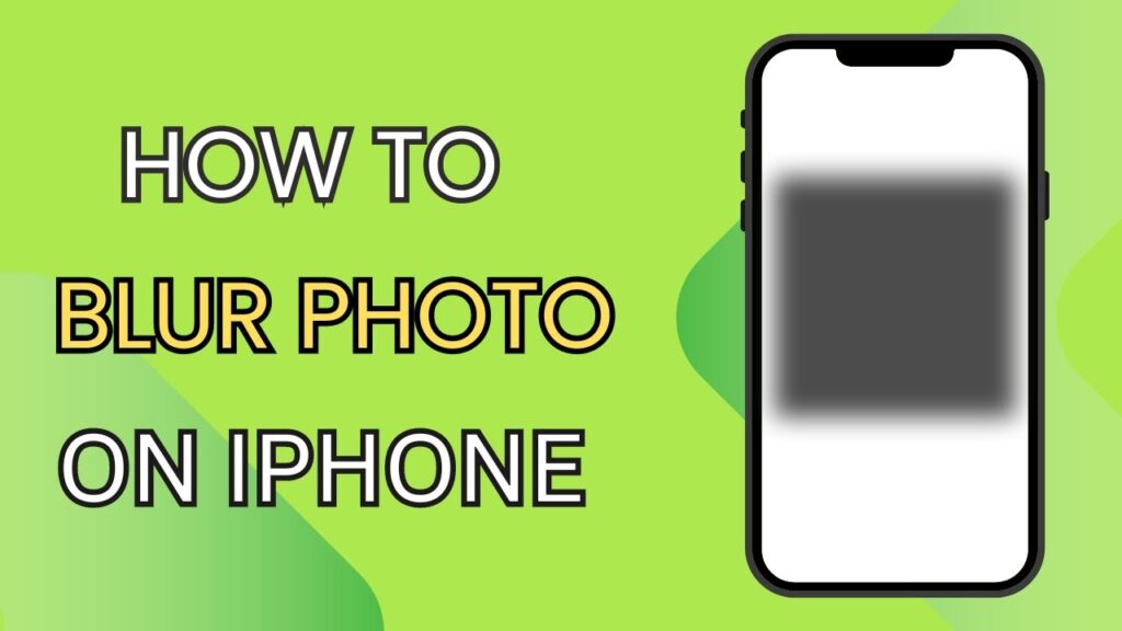 How To Blur Photo On Iphone (free)