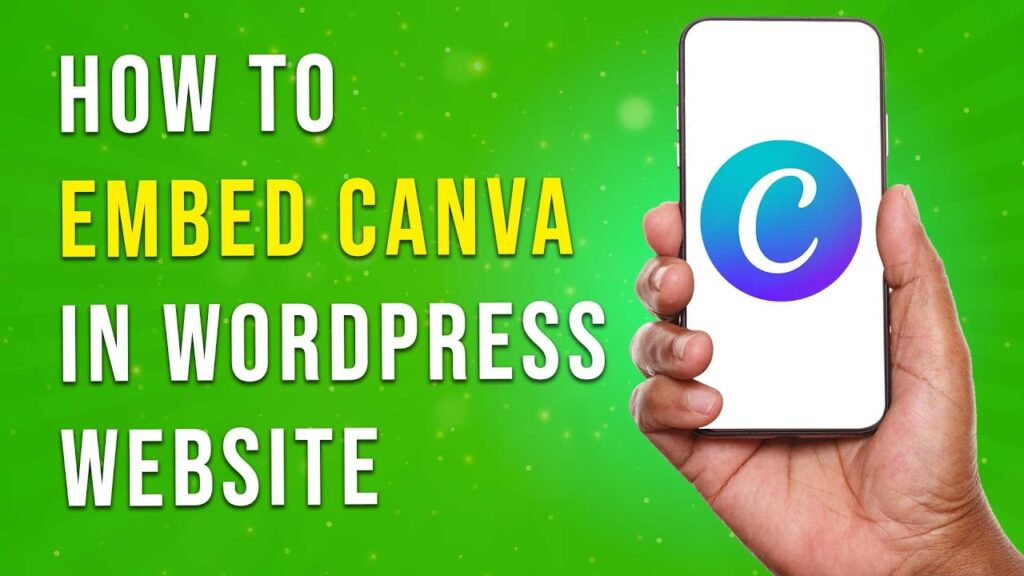 How To Embed Canva In Wordpress Website