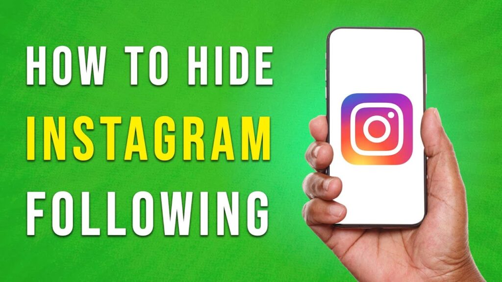 How To Hide Instagram Following (2024)