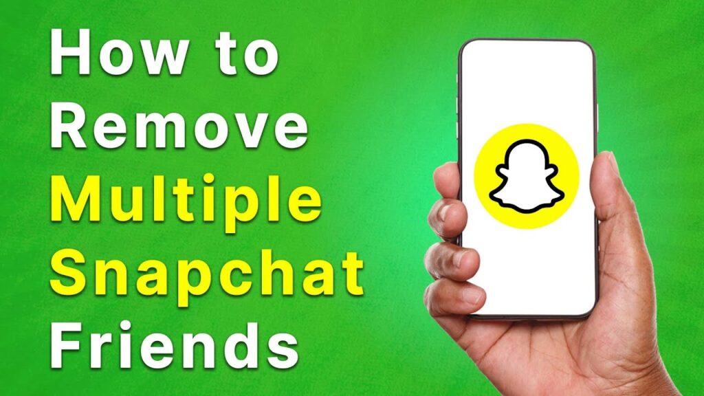 How To Remove Multiple Snapchat Friends At Once Full