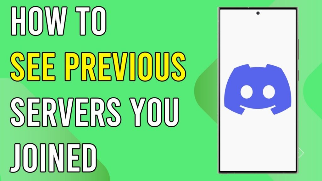 How To See Previous Discord Servers You Joined