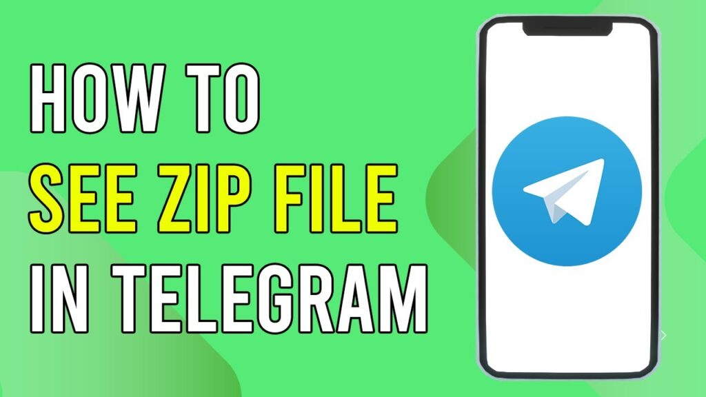 How To See Zip File In Telegram