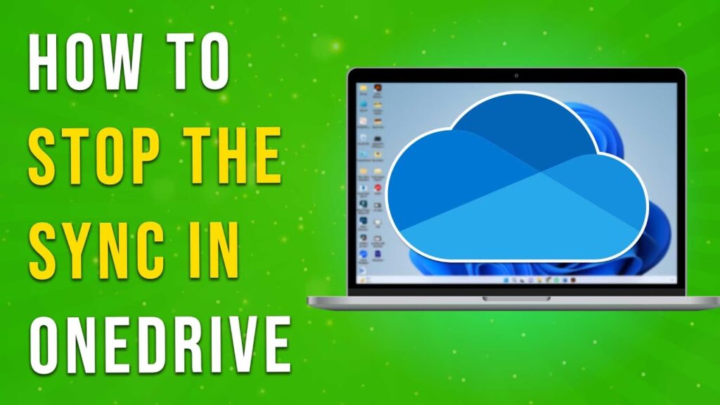 How To Stop The Sync In Onedrive