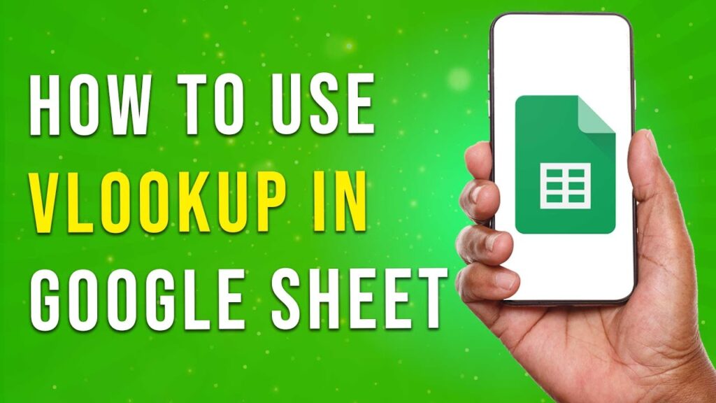 How To Use Vlookup In Google Sheet (2025)