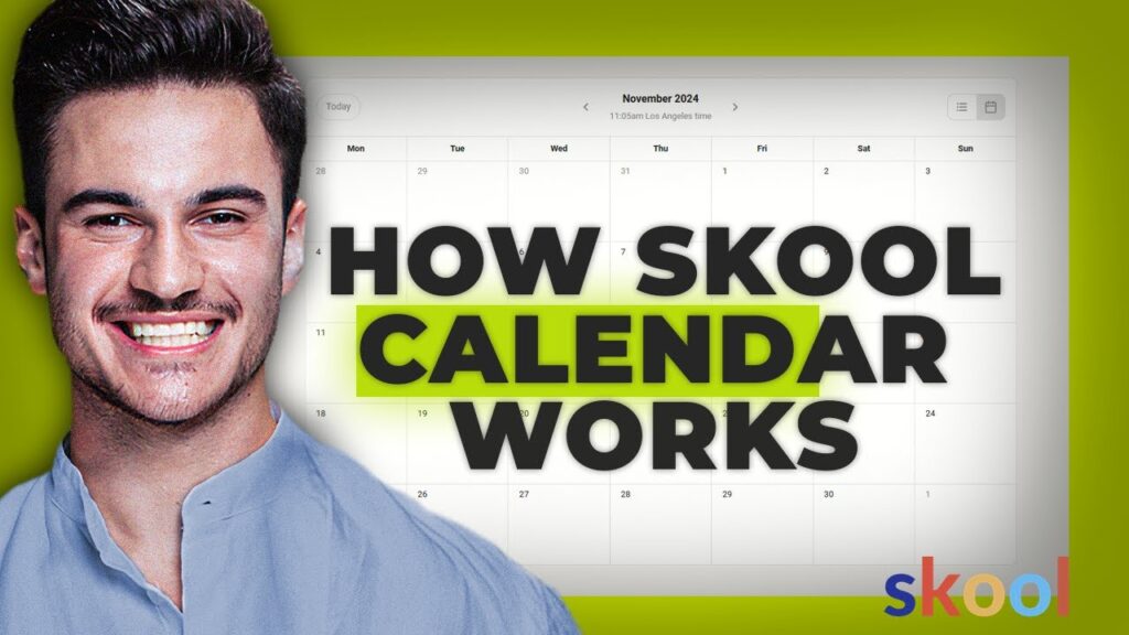 How Skool Calendar Works | Master Skool Calendar In 8