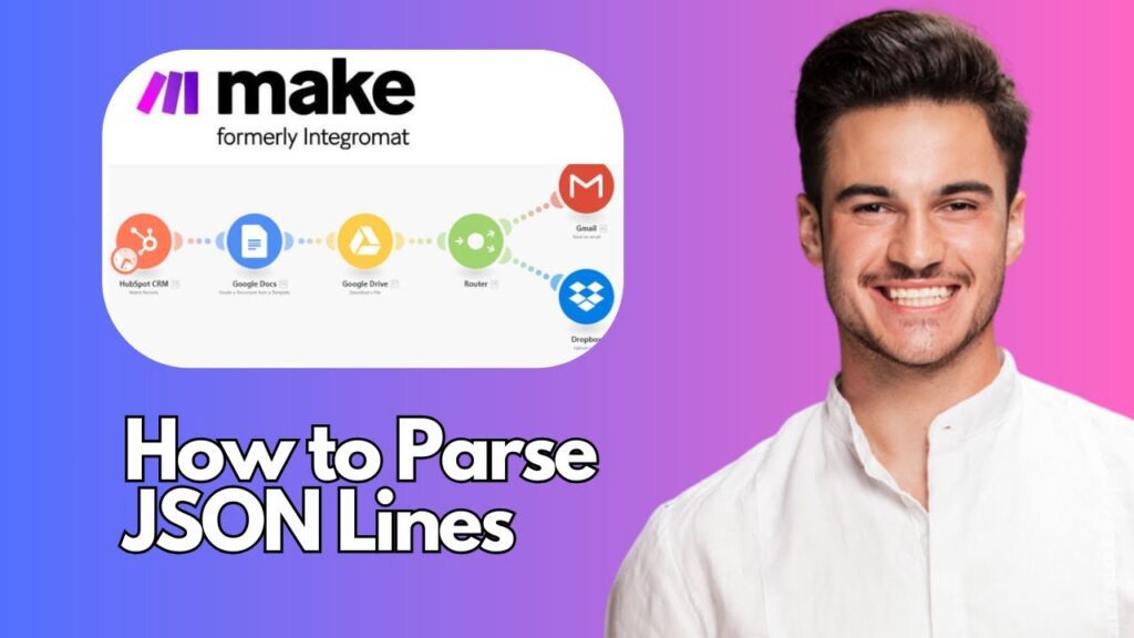 New! how to parse json lines in make.com (2025) 🔄