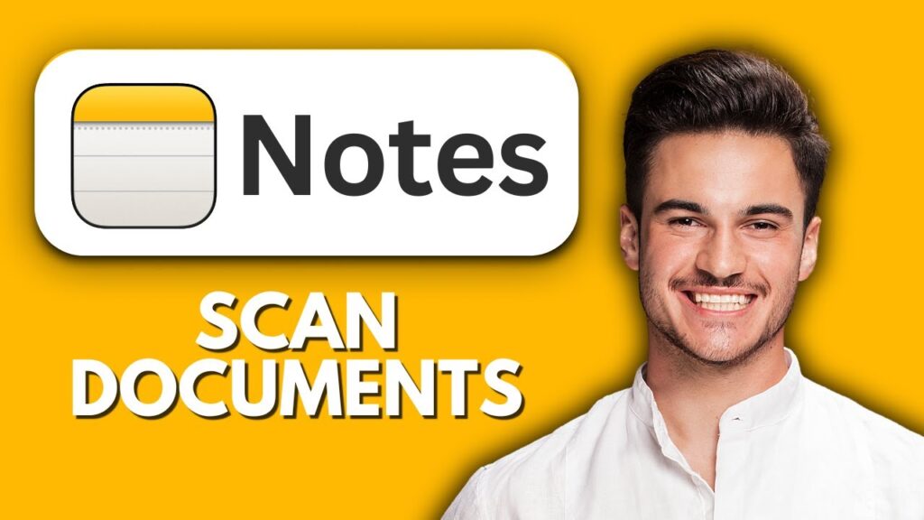 New! how to scan documents with the notes app on